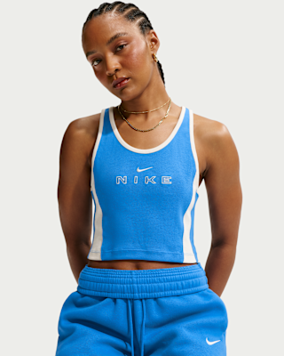 nike sportswear Женская узкая майка с графическим рисунком nike sportswear Женская узкая майка с графическим рисунком