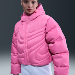 nike sportswear swoosh series Женская куртка пуховик оверсайз therma fit