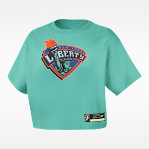 new york liberty court origins Женская футболка nike wnba