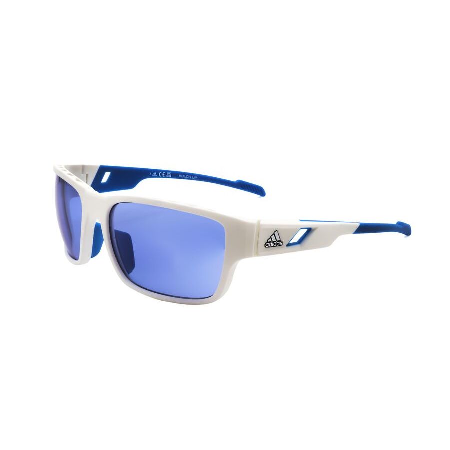 adidas men's white navigator sunglasses sp0069 24a 2 adidas men's white navigator sunglasses sp0069 24a 2