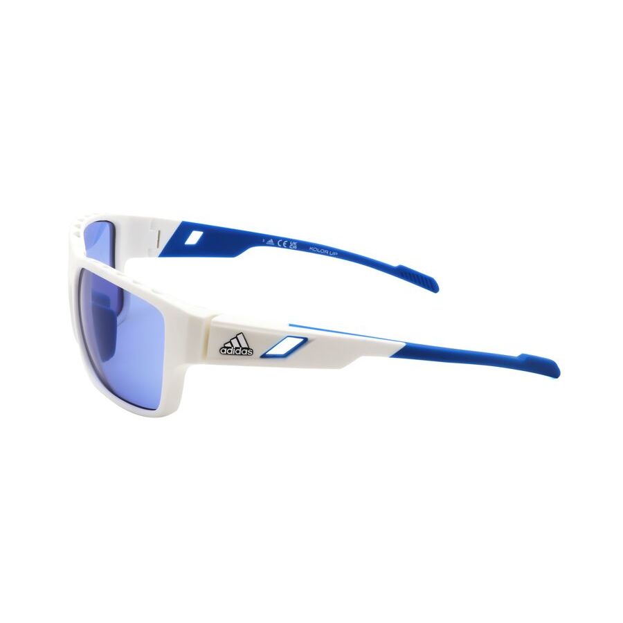 adidas men's white navigator sunglasses sp0069 24a 2 adidas men's white navigator sunglasses sp0069 24a 2