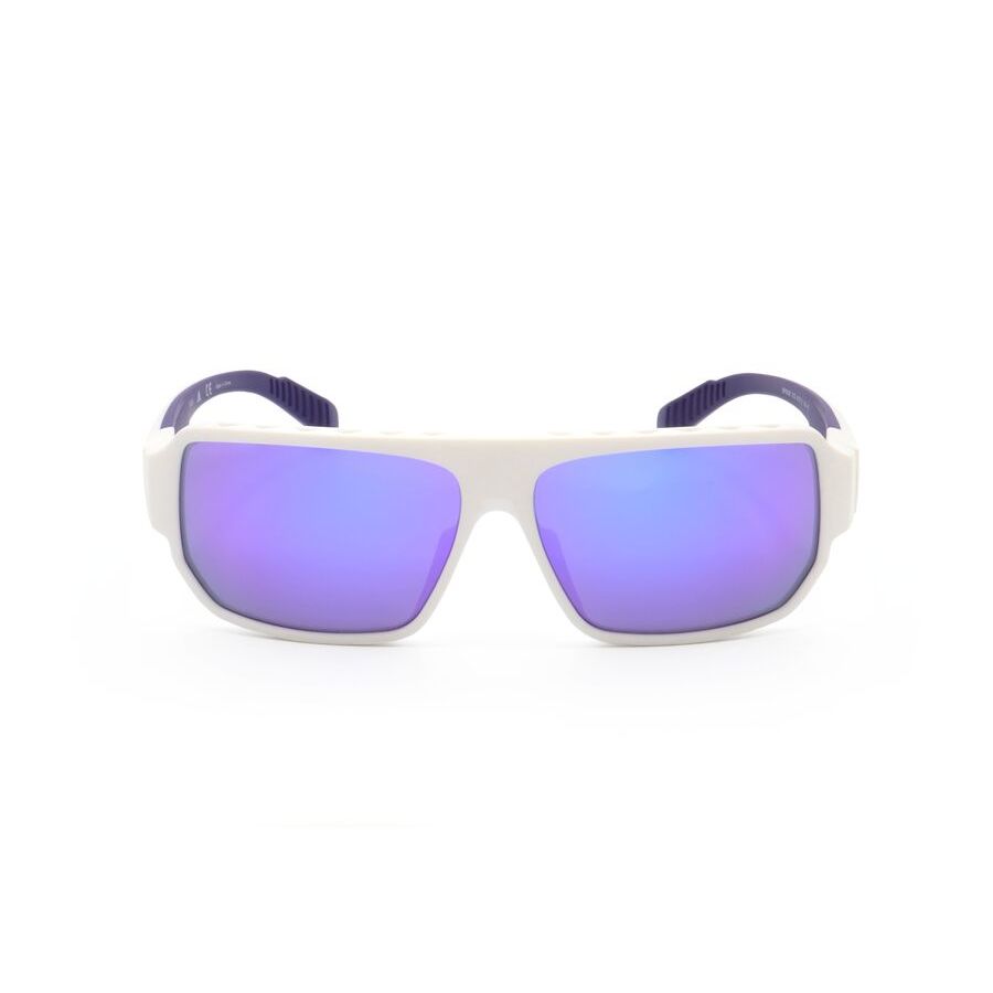 adidas men's white rectangular sunglasses sp0038 21z 2 adidas men's white rectangular sunglasses sp0038 21z 2