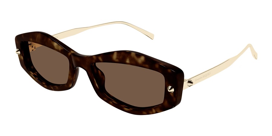alexander mcqueen brown geometric ladies sunglasses am0482s 002 55 alexander mcqueen brown geometric ladies sunglasses am0482s 002 55