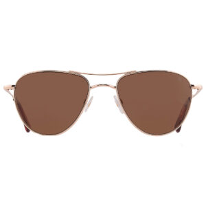 american optical brown pilot ladies sunglasses sebring 2 55