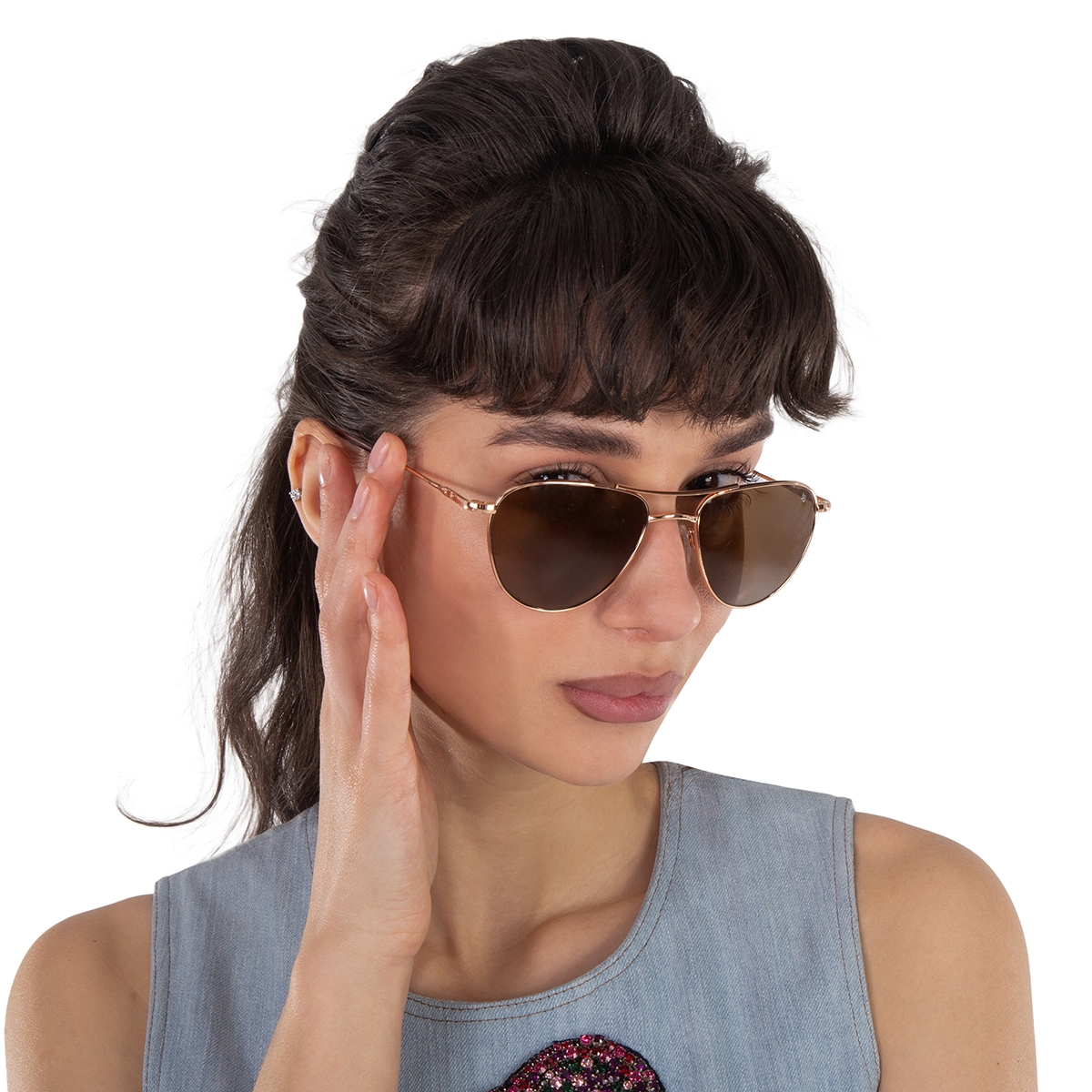 american optical brown pilot ladies sunglasses sebring 2 55 american optical brown pilot ladies sunglasses sebring 2 55