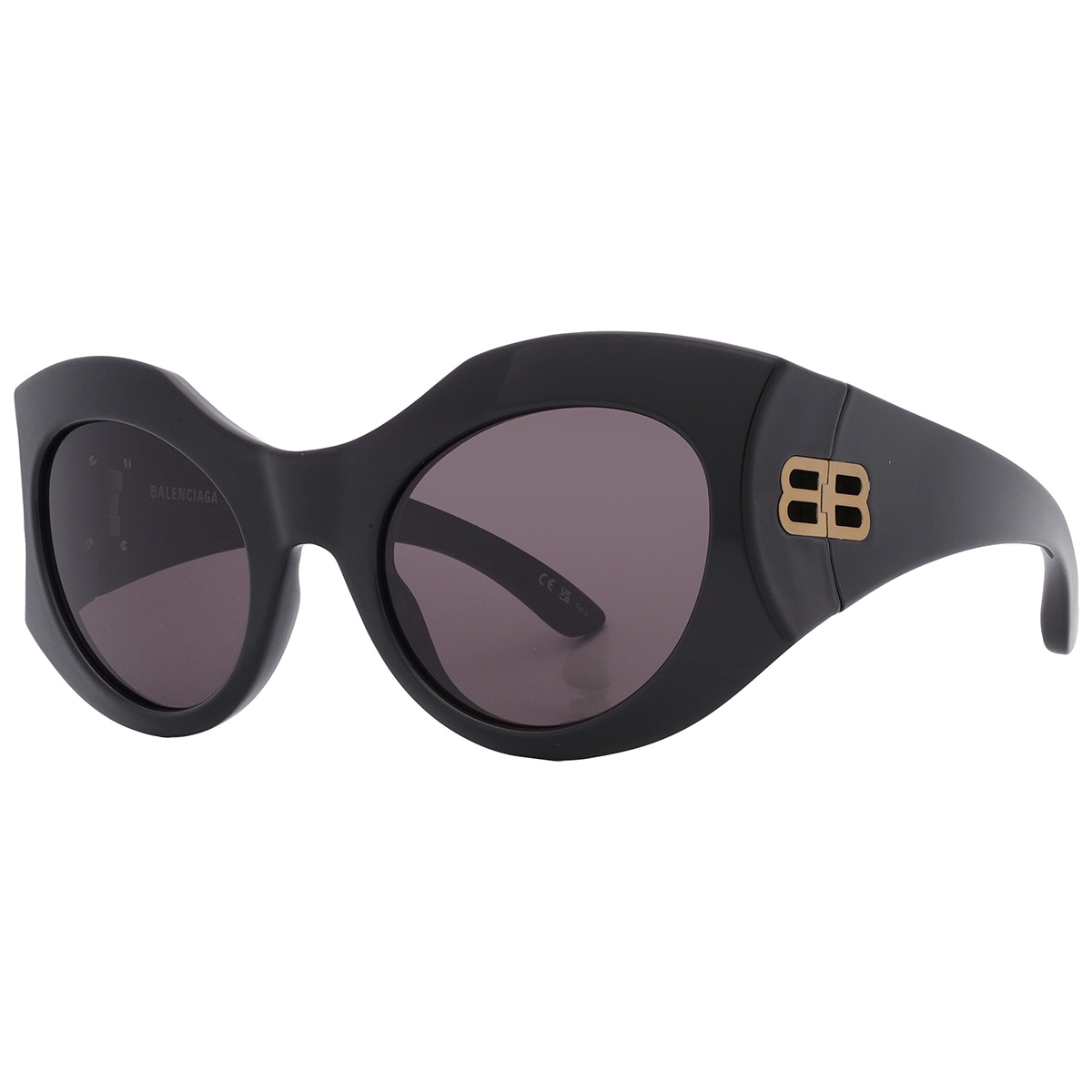 balenciaga grey irregular ladies sunglasses bb0256s 001 56 balenciaga grey irregular ladies sunglasses bb0256s 001 56