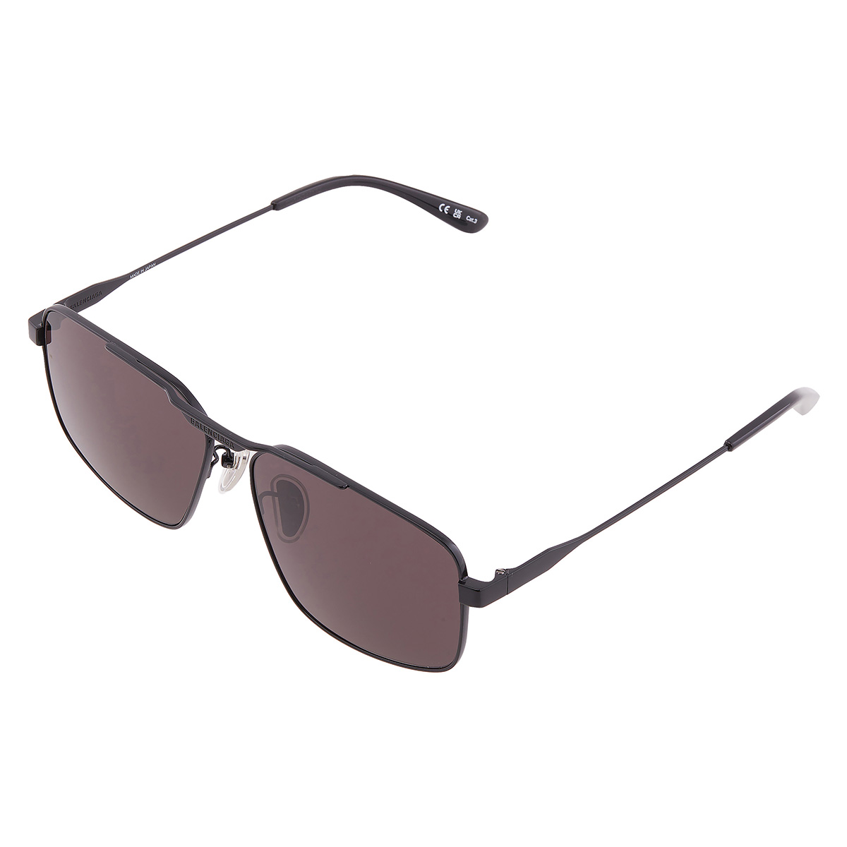 balenciaga grey navigator men's sunglasses bb0418sk 001 62 balenciaga grey navigator men's sunglasses bb0418sk 001 62
