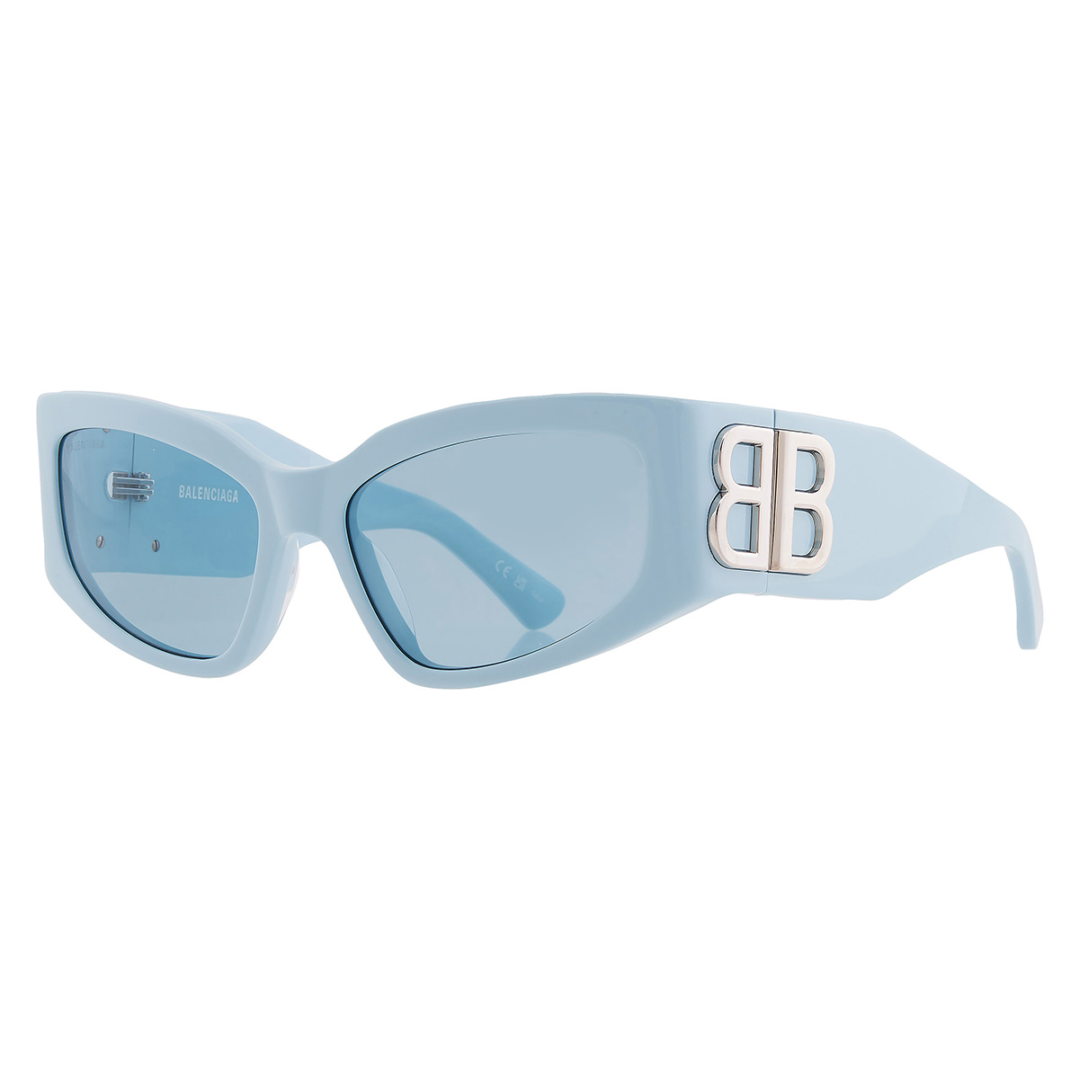 balenciaga light blue cat eye ladies sunglasses bb0321s 014 57 balenciaga light blue cat eye ladies sunglasses bb0321s 014 57