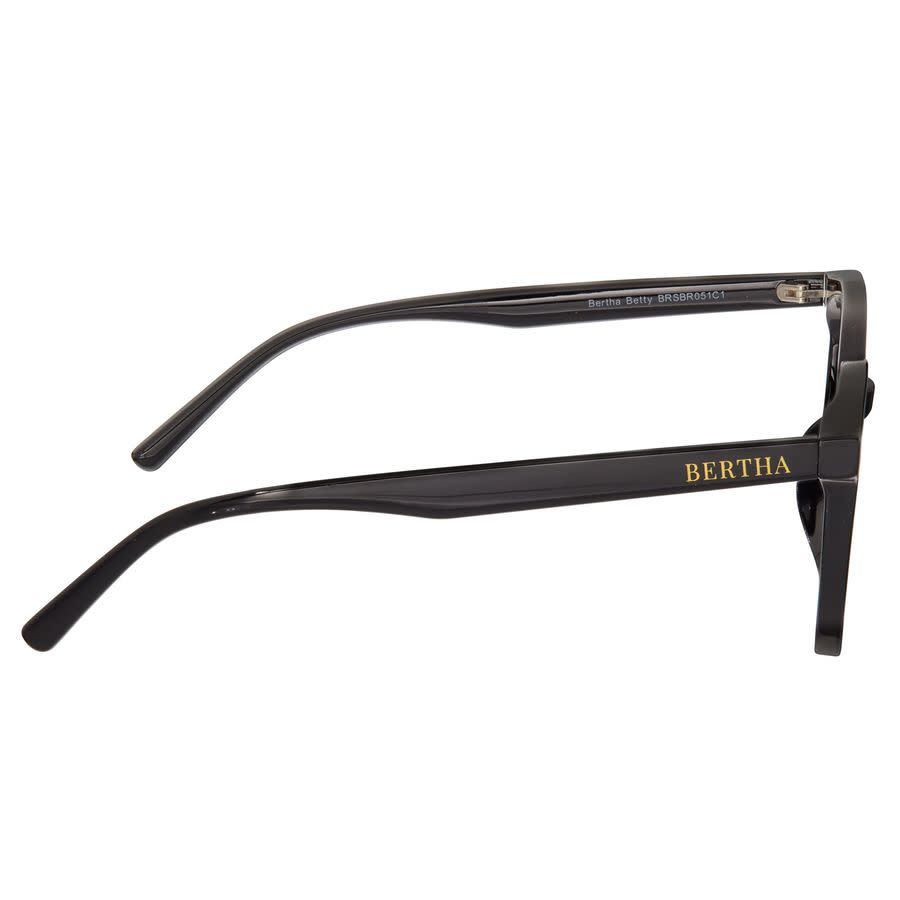 bertha ladies black round sunglasses brsbr051c2 bertha ladies black round sunglasses brsbr051c2