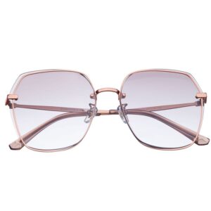 bertha ladies multi color square sunglasses brsbr046lb