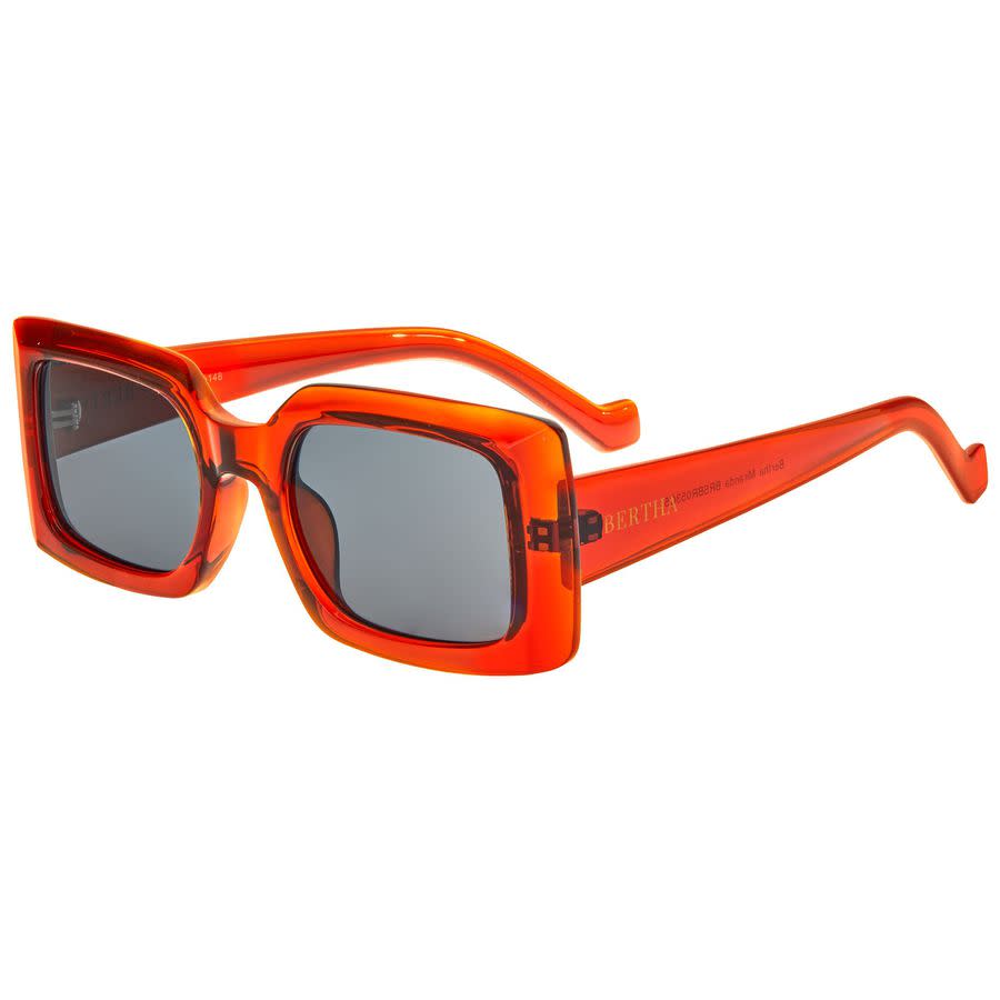 bertha ladies orange rectangular sunglasses brsbr053c5 bertha ladies orange rectangular sunglasses brsbr053c5