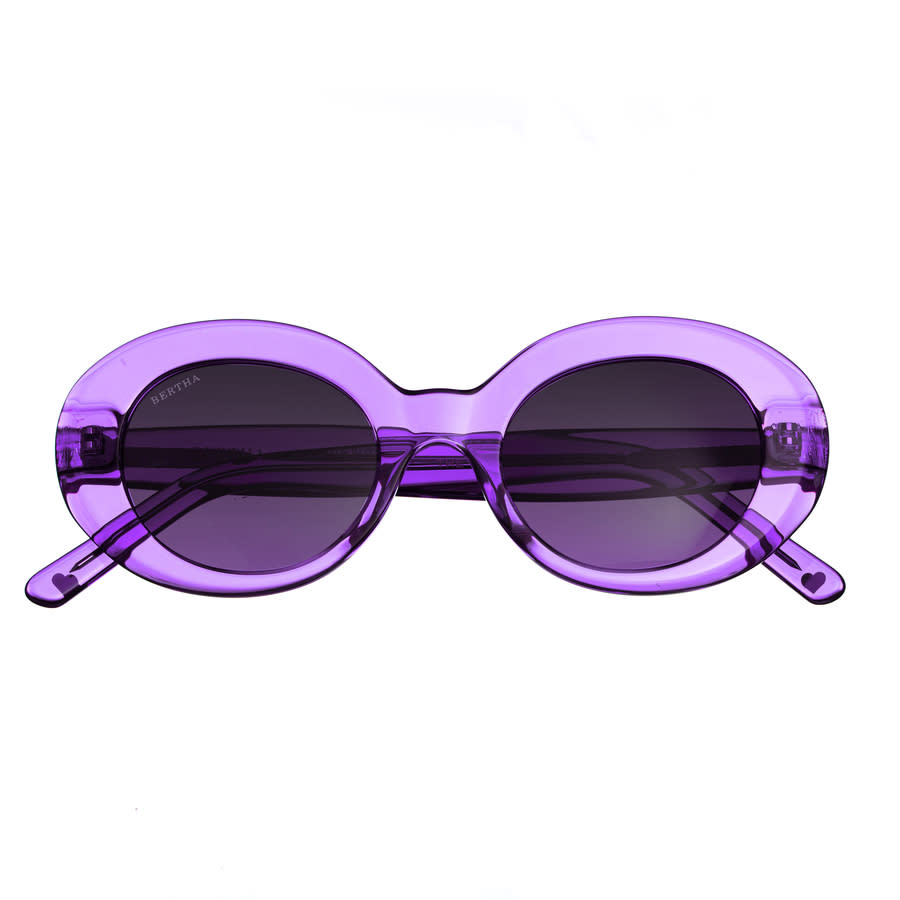 bertha ladies purple oval sunglasses brsit102 2 bertha ladies purple oval sunglasses brsit102 2