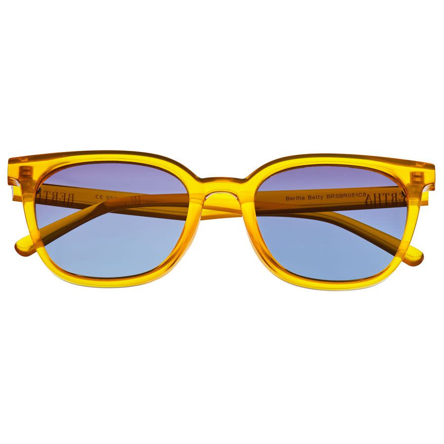 bertha ladies yellow round sunglasses brsbr051c6 bertha ladies yellow round sunglasses brsbr051c6