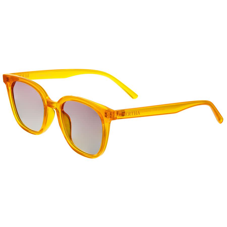 bertha ladies yellow round sunglasses brsbr051c6 bertha ladies yellow round sunglasses brsbr051c6