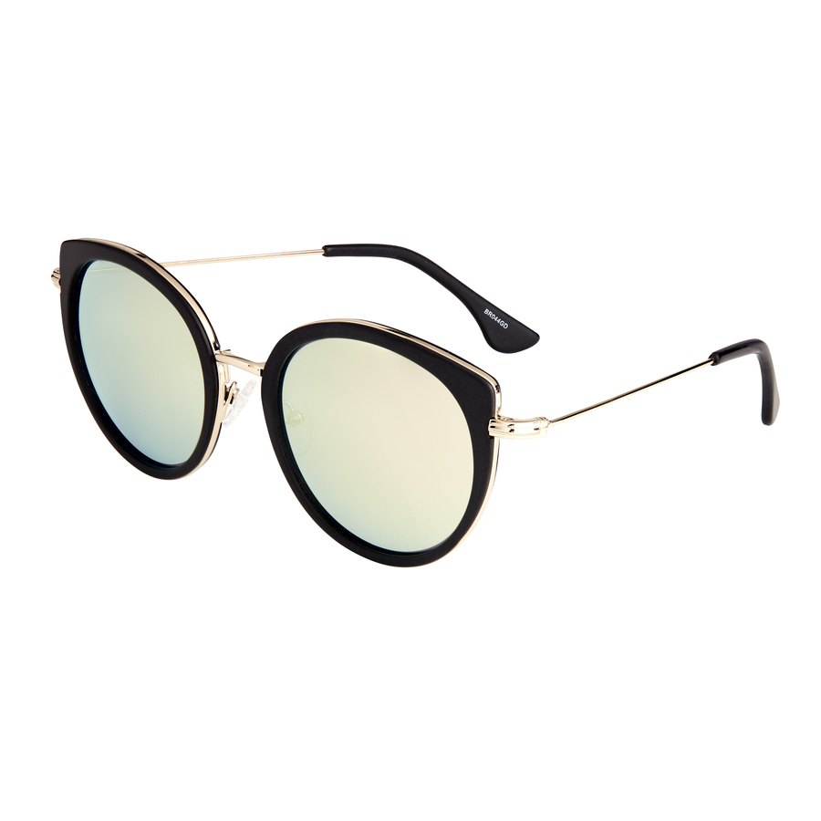 bertha reese mirror coating cat eye ladies sunglasses brsbr044gd bertha reese mirror coating cat eye ladies sunglasses brsbr044gd