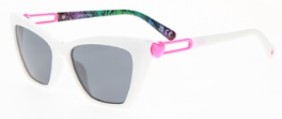 betsey johnson smoke cat eye ladies sunglasses 10269710.lts whtsmk