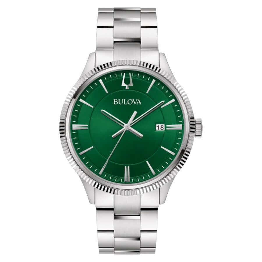bulova classic quartz green dial men's watch 96b479 bulova classic quartz green dial men's watch 96b479