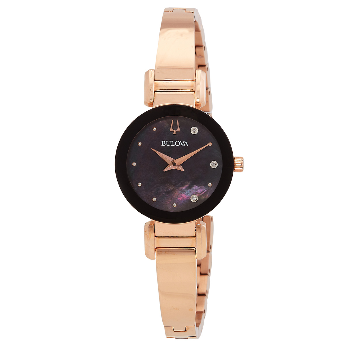 bulova marc anthony quartz diamond black dial ladies watch 97p163 bulova marc anthony quartz diamond black dial ladies watch 97p163