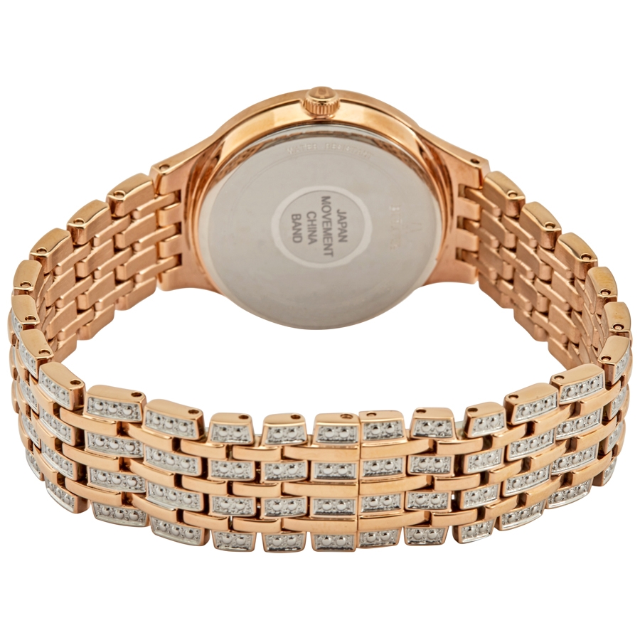 bulova phantom quartz crystal embellished ladies watch 98l235 bulova phantom quartz crystal embellished ladies watch 98l235