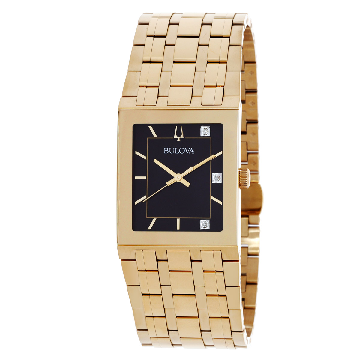 bulova quadra quartz diamond black dial ladies watch 97d132 bulova quadra quartz diamond black dial ladies watch 97d132