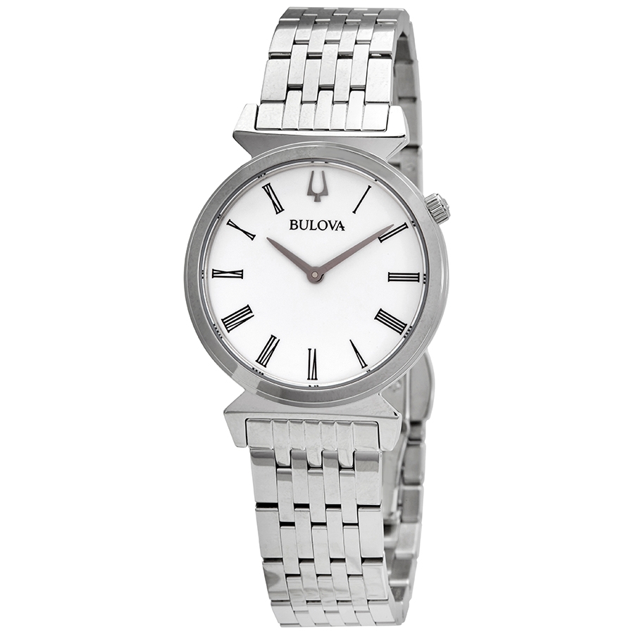 bulova regatta quartz white dial ladies watch 96l275 bulova regatta quartz white dial ladies watch 96l275
