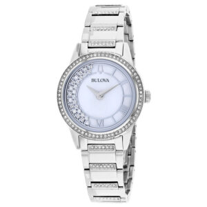 bulova turnstyle quartz ladies watch 96l257