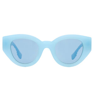 burberry blue oval ladies sunglasses be4390 408680 47