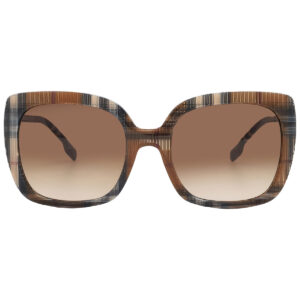 burberry caroll gradient brown square ladies sunglasses be4323 400513 54