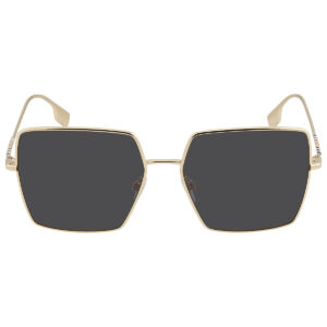 burberry daphne dark grey square ladies sunglasses be3133 110987 58