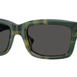 burberry dark grey rectangular men's sunglasses be4443 412587 55