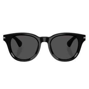 burberry dark grey round men's sunglasses be4439f 300187 51