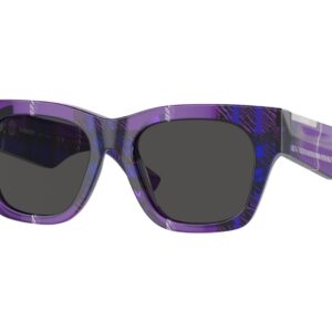 burberry dark grey square ladies sunglasses be4424 411387 52