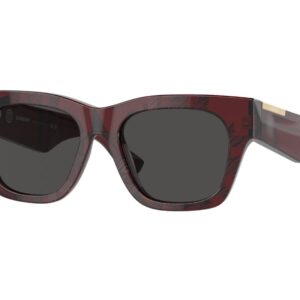 burberry dark grey square ladies sunglasses be4424 411587 52