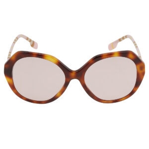 burberry pink geometric ladies sunglasses be4375 4019/5 55