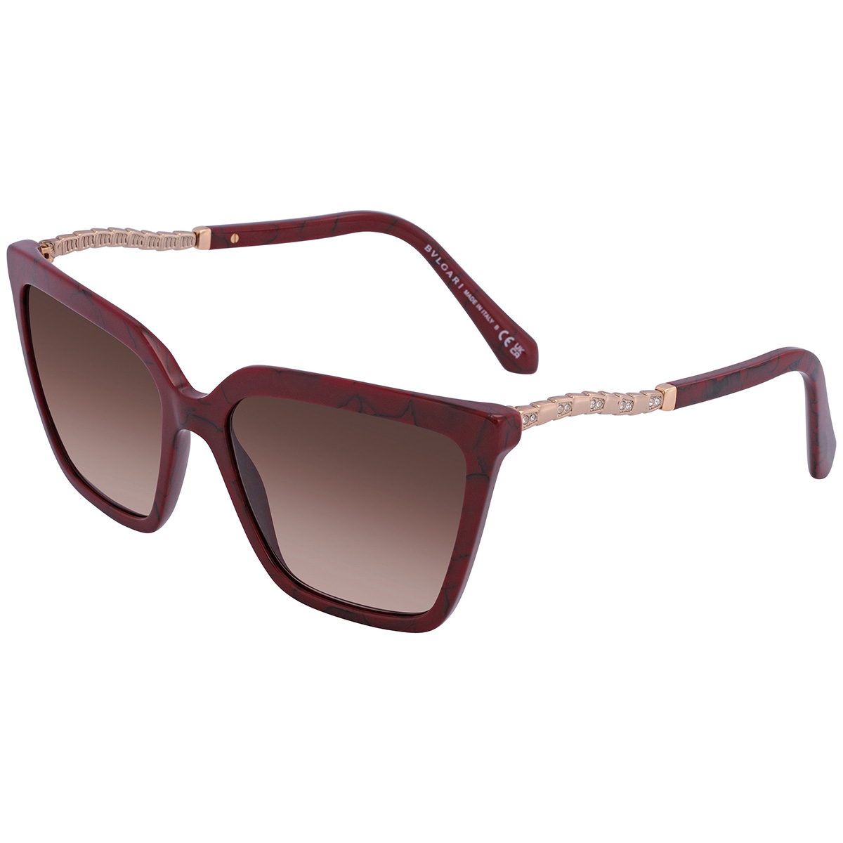 bvlgari brown gradient cat eye ladies sunglasses bv8255b 5500e2 57 bvlgari brown gradient cat eye ladies sunglasses bv8255b 5500e2 57