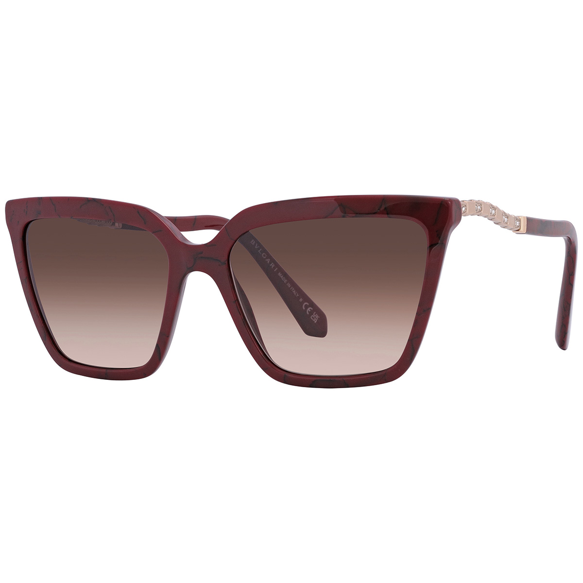 bvlgari brown gradient cat eye ladies sunglasses bv8255b 5500e2 57 bvlgari brown gradient cat eye ladies sunglasses bv8255b 5500e2 57