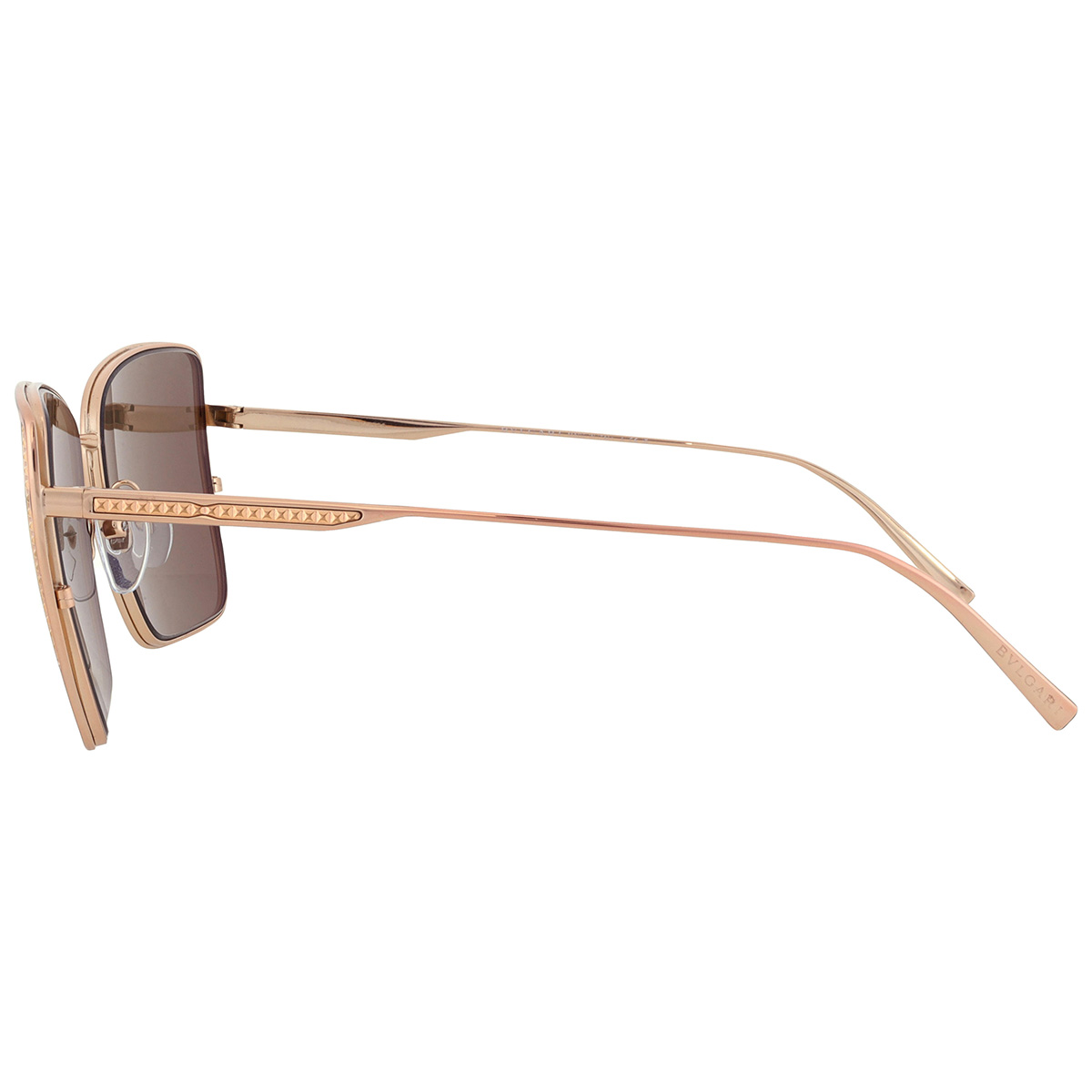 bvlgari clear mirror rose gold square ladies sunglasses bv6176 20140w 55 bvlgari clear mirror rose gold square ladies sunglasses bv6176 20140w 55