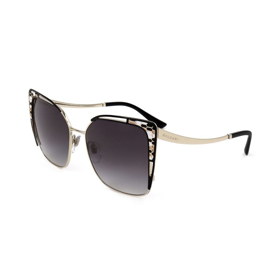 bvlgari grey gradient butterfly ladies sunglasses bv6179 278/8g 55 bvlgari grey gradient butterfly ladies sunglasses bv6179 278/8g 55