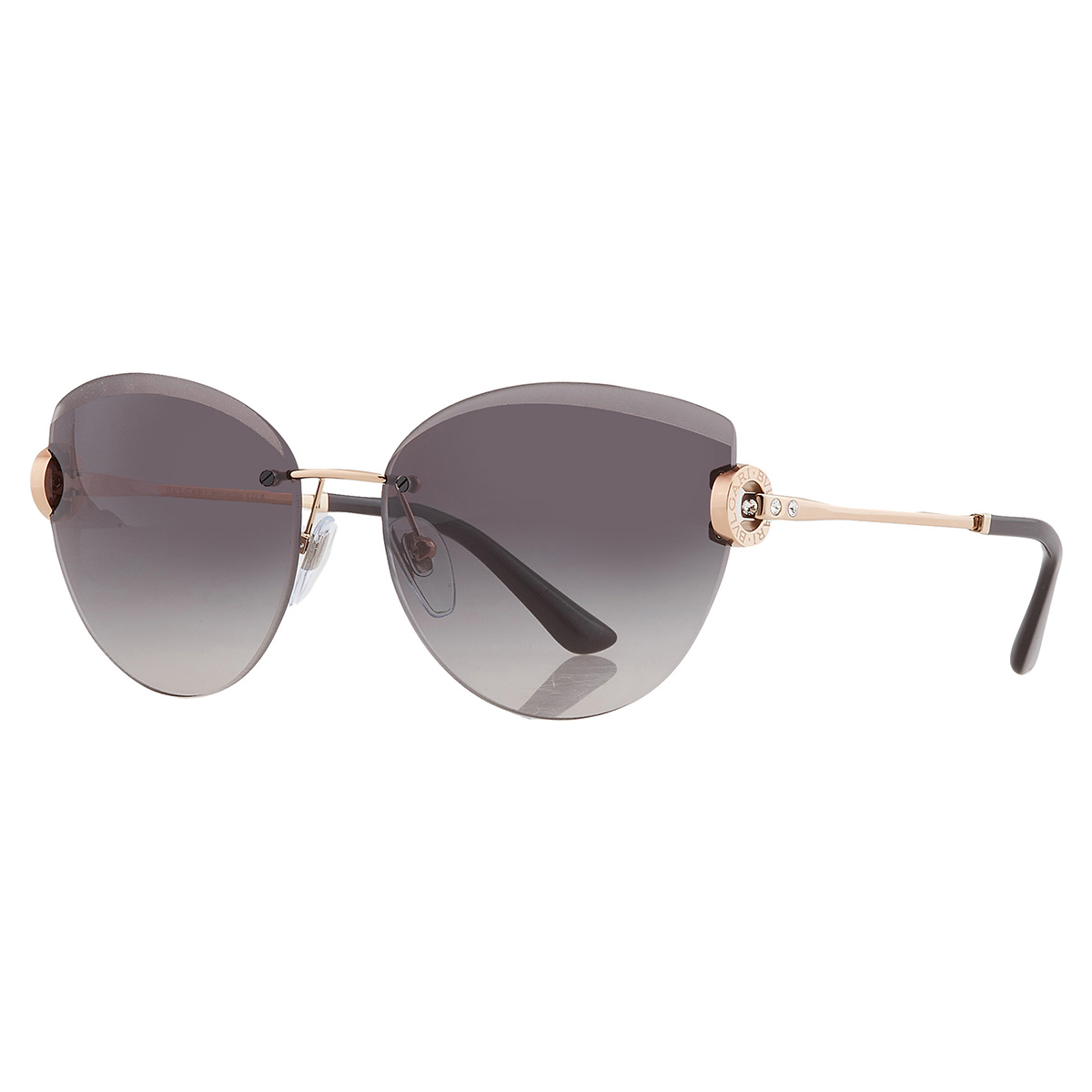 bvlgari grey gradient cat eye ladies sunglasses bv6166b 20148g 60 bvlgari grey gradient cat eye ladies sunglasses bv6166b 20148g 60