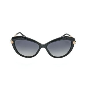 bvlgari ladies black cat eye sunglasses 0bv8186kb 5412t3