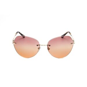 bvlgari ladies gold tone cat eye sunglasses 0bv6183 202387 3