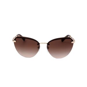 bvlgari ladies rose gold tone pilot sunglasses 0bv6129kb 2041t5