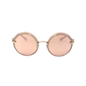 bvlgari ladies rose gold tone round sunglasses 0bv6149b 278/4z 2