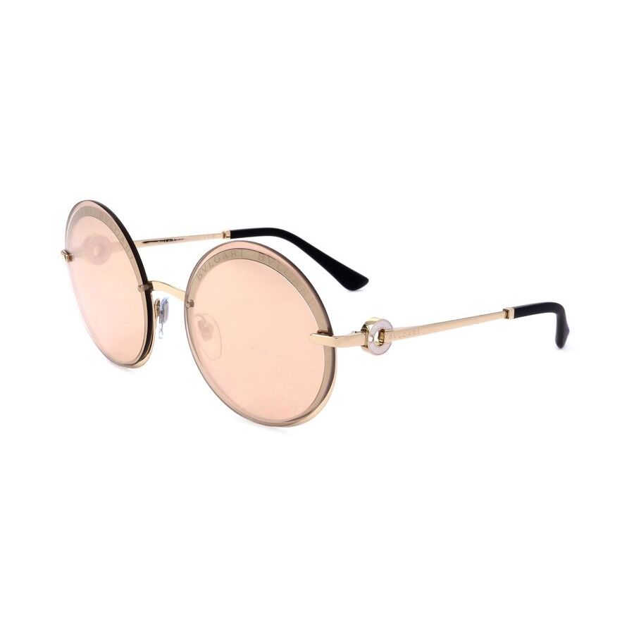 bvlgari ladies rose gold tone round sunglasses 0bv6149b 278/4z 2 bvlgari ladies rose gold tone round sunglasses 0bv6149b 278/4z 2