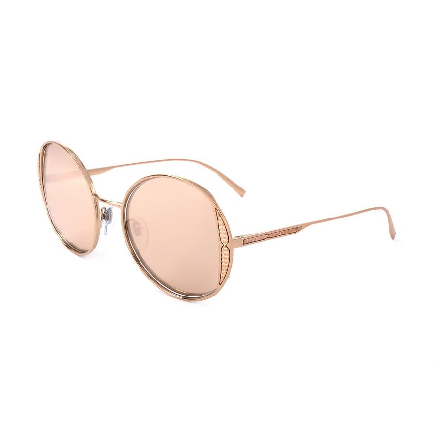 bvlgari ladies rose gold tone round sunglasses 0bv6169 20148g 1 bvlgari ladies rose gold tone round sunglasses 0bv6169 20148g 1