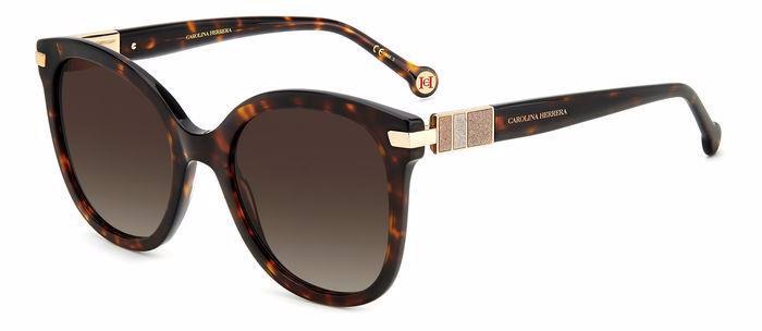 carolina herrera brown shaded cat eye ladies sunglasses her 0134/s 0086/ha 55 carolina herrera brown shaded cat eye ladies sunglasses her 0134/s 0086/ha 55