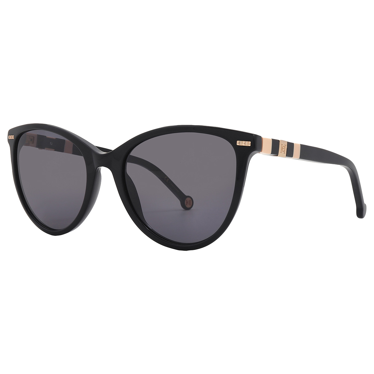carolina herrera grey cat eye ladies sunglasses her 0107/s 0kdx/ir 57 carolina herrera grey cat eye ladies sunglasses her 0107/s 0kdx/ir 57