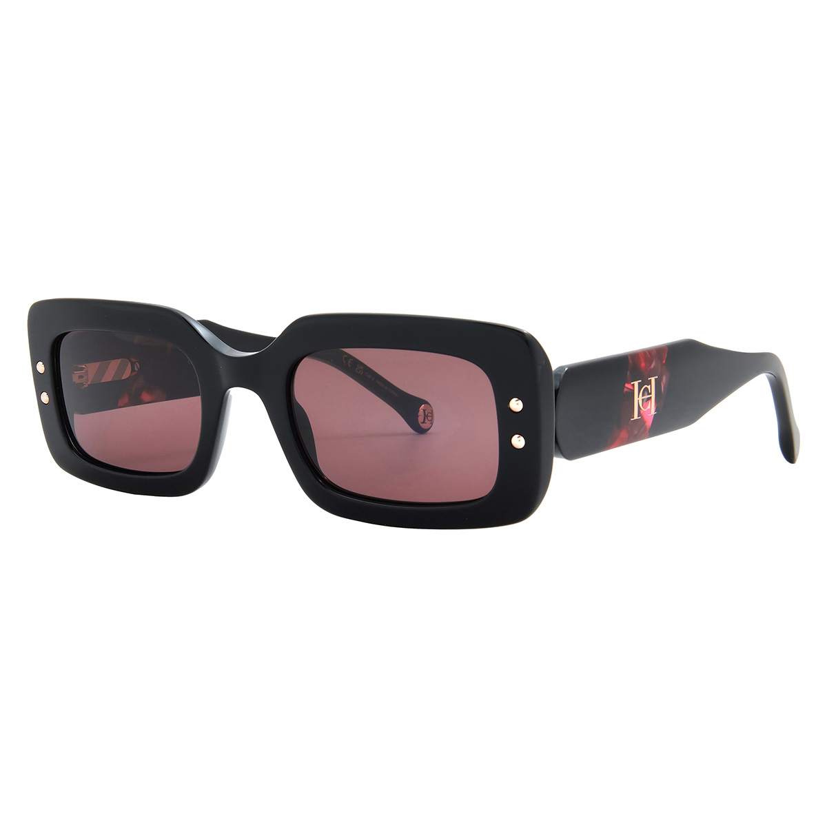 carolina herrera pink rectangular ladies sunglasses her 0187/s 0guu/u1 50 carolina herrera pink rectangular ladies sunglasses her 0187/s 0guu/u1 50