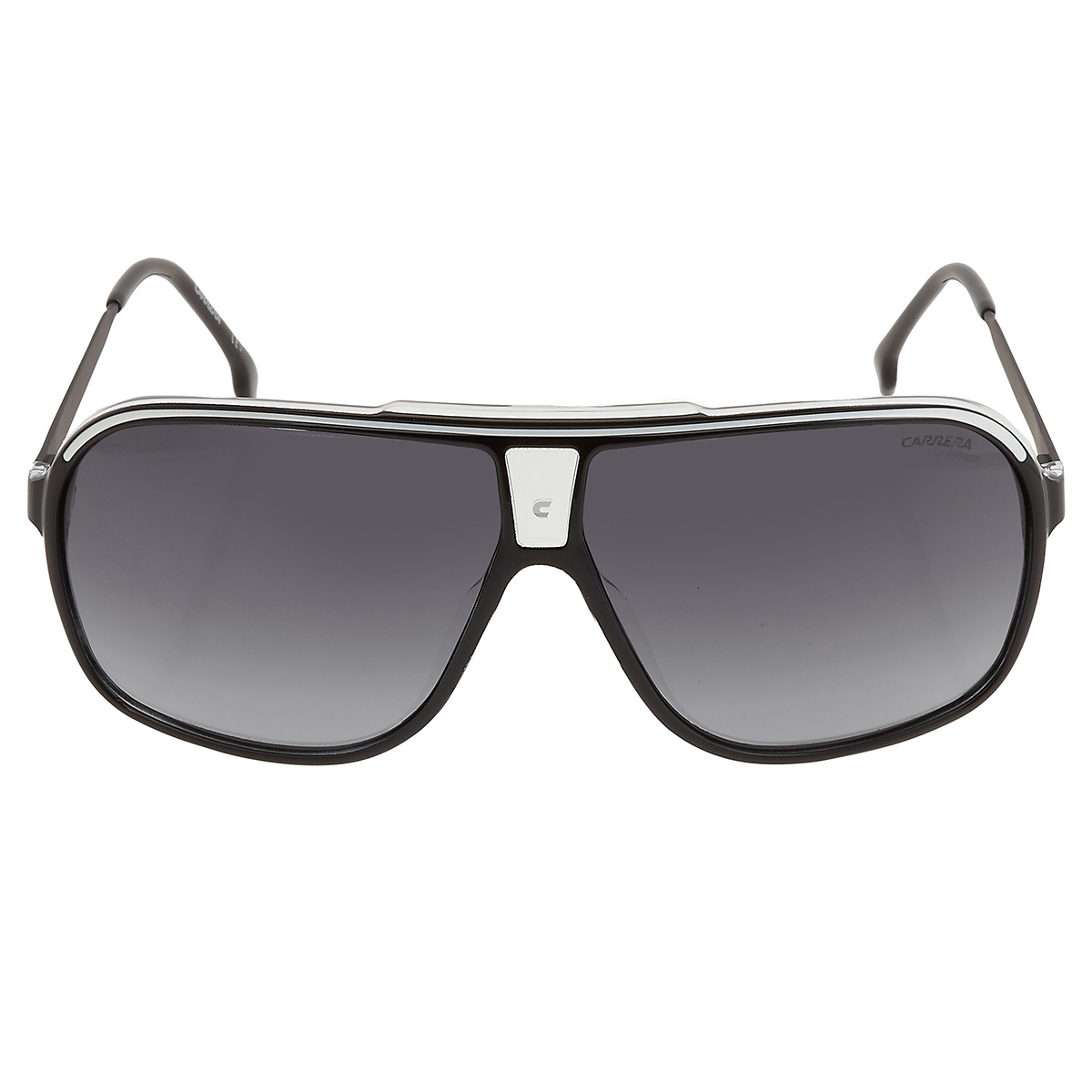 carrera grey gradient square men's sunglasses grand prix 3 080s/9o 64 carrera grey gradient square men's sunglasses grand prix 3 080s/9o 64