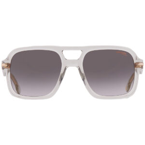 carrera grey shaded gold mirror navigator men's sunglasses carrera 317/s 0kb7/fq 55